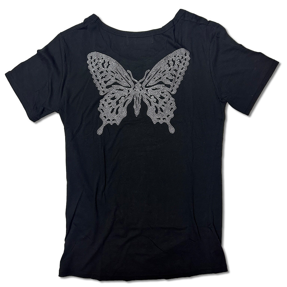 浜崎健 アートTシャツ 「butteryfly」 現代アート 浜崎健立現代美術館 レッドミュージアム