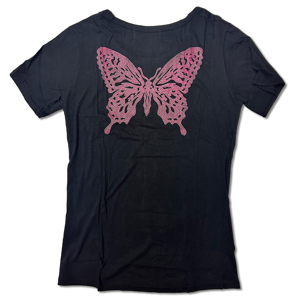 浜崎健 アートTシャツ 「butteryfly」 現代アート 浜崎健立現代美術館 レッドミュージアム
