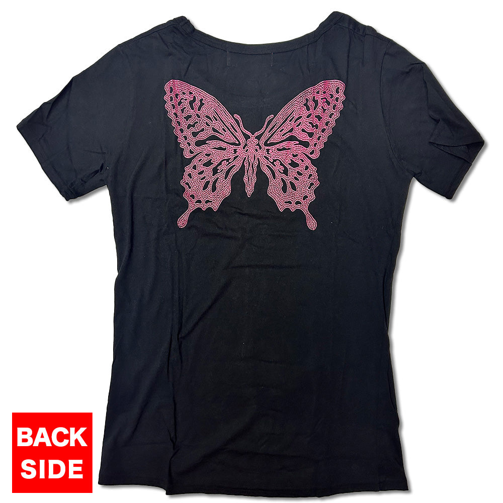 浜崎健 アートTシャツ 「butteryfly」 現代アート 浜崎健立現代美術館 レッドミュージアム