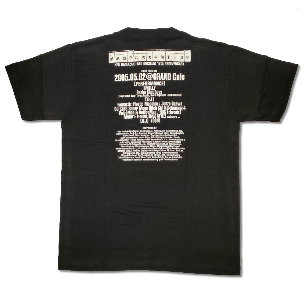 アート Tシャツ 半袖 「浜崎健立現代美術館13周年記念Tシャツ (テキーラでロン!)」 現代アート KenHamazaki 浜崎健 浜崎健立現代美術館 レッドミュージアム