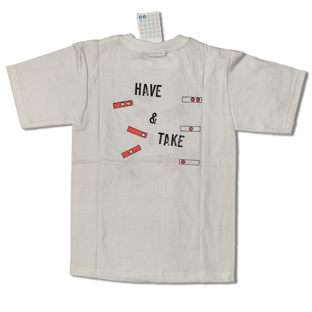 LAWRENCE WEINER Tシャツ 「Give & Get」 現代アート 浜崎健立現代美術館 レッドミュージアム