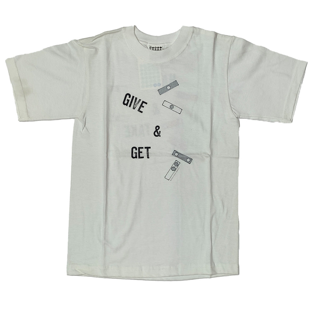 LAWRENCE WEINER Tシャツ 「Give & Get」 現代アート 浜崎健立現代美術館 レッドミュージアム