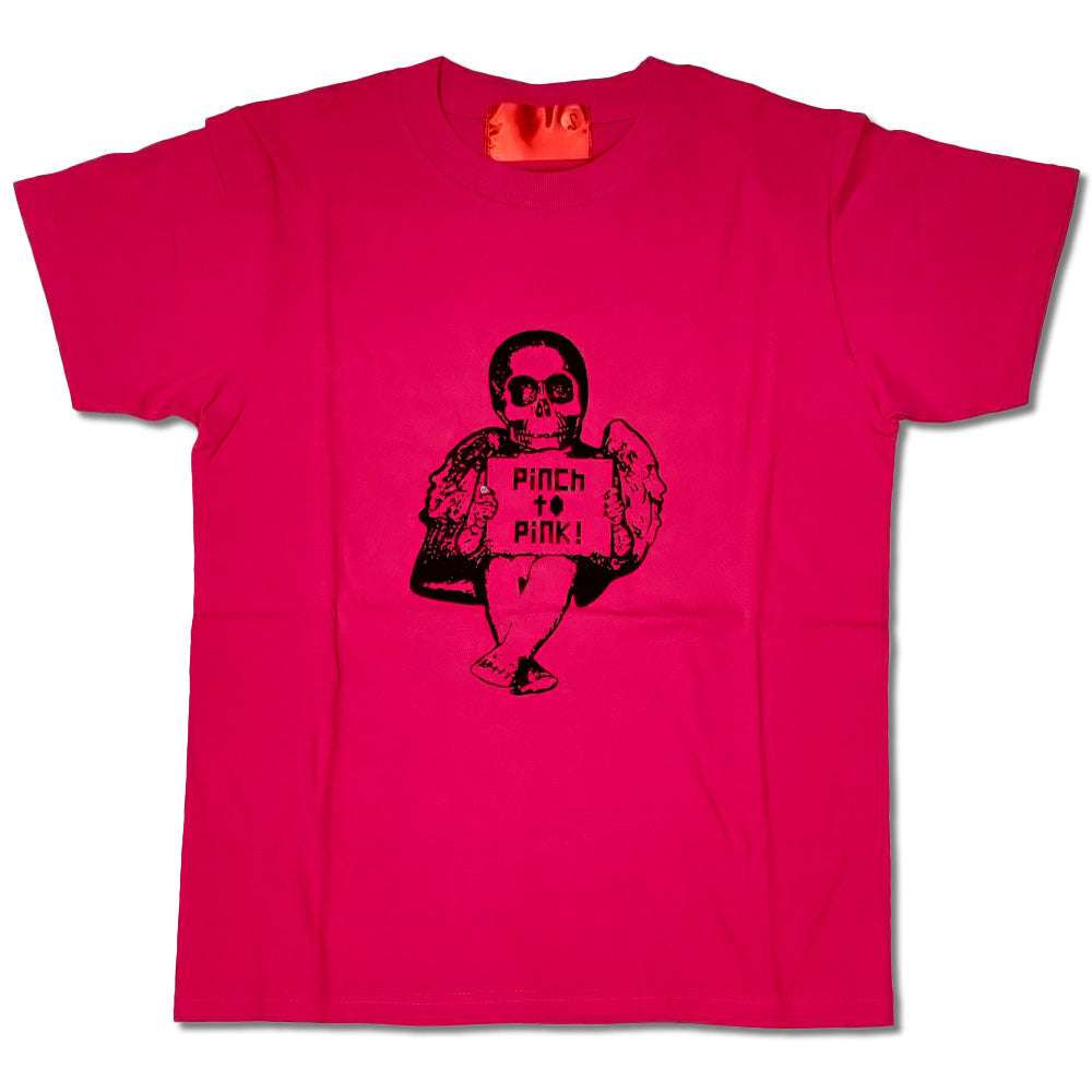 浜崎健 アートTシャツ 「Skull Angel (PINCH to PINK!) 」 現代アート 浜崎健立現代美術館 レッドミュージアム