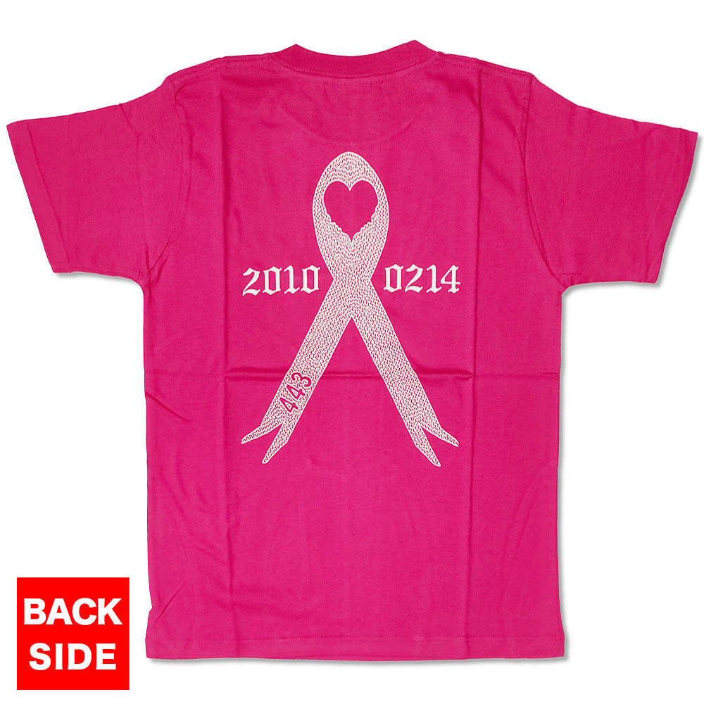 浜崎健 アートTシャツ 「Pink Ribbon -Maze Painting- 」 現代アート 浜崎健立現代美術館 レッドミュージアム