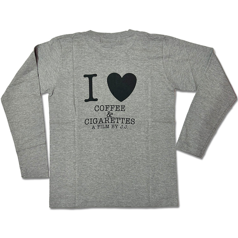 浜崎健 アートTシャツ 長袖 「I Hate Coffee & Cigarette」 現代アート 浜崎健立現代美術館 レッドミュージアム