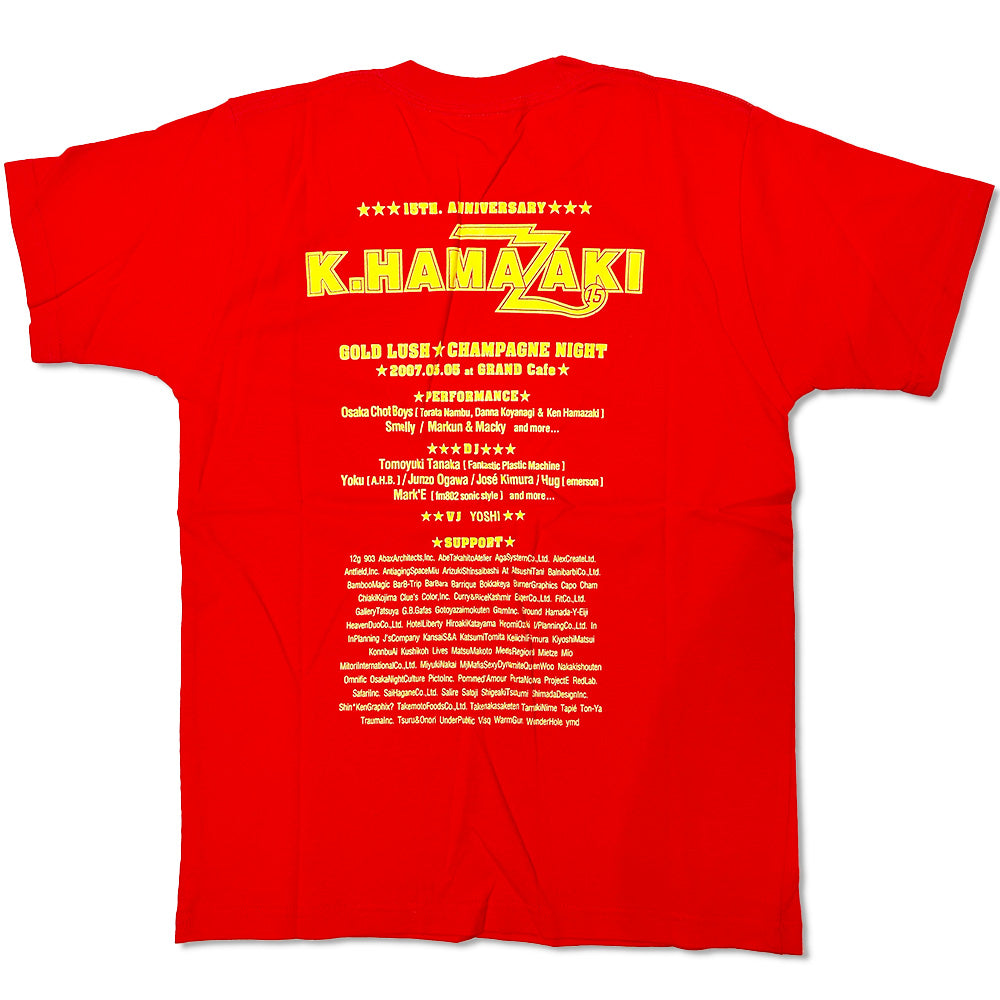 浜崎健 アートTシャツ 「Gold Rush」 現代アート 浜崎健立現代美術館 レッドミュージアム