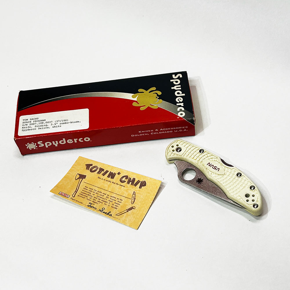 Tom Sachs SPACE PROGRAM Folding combo-blade knife