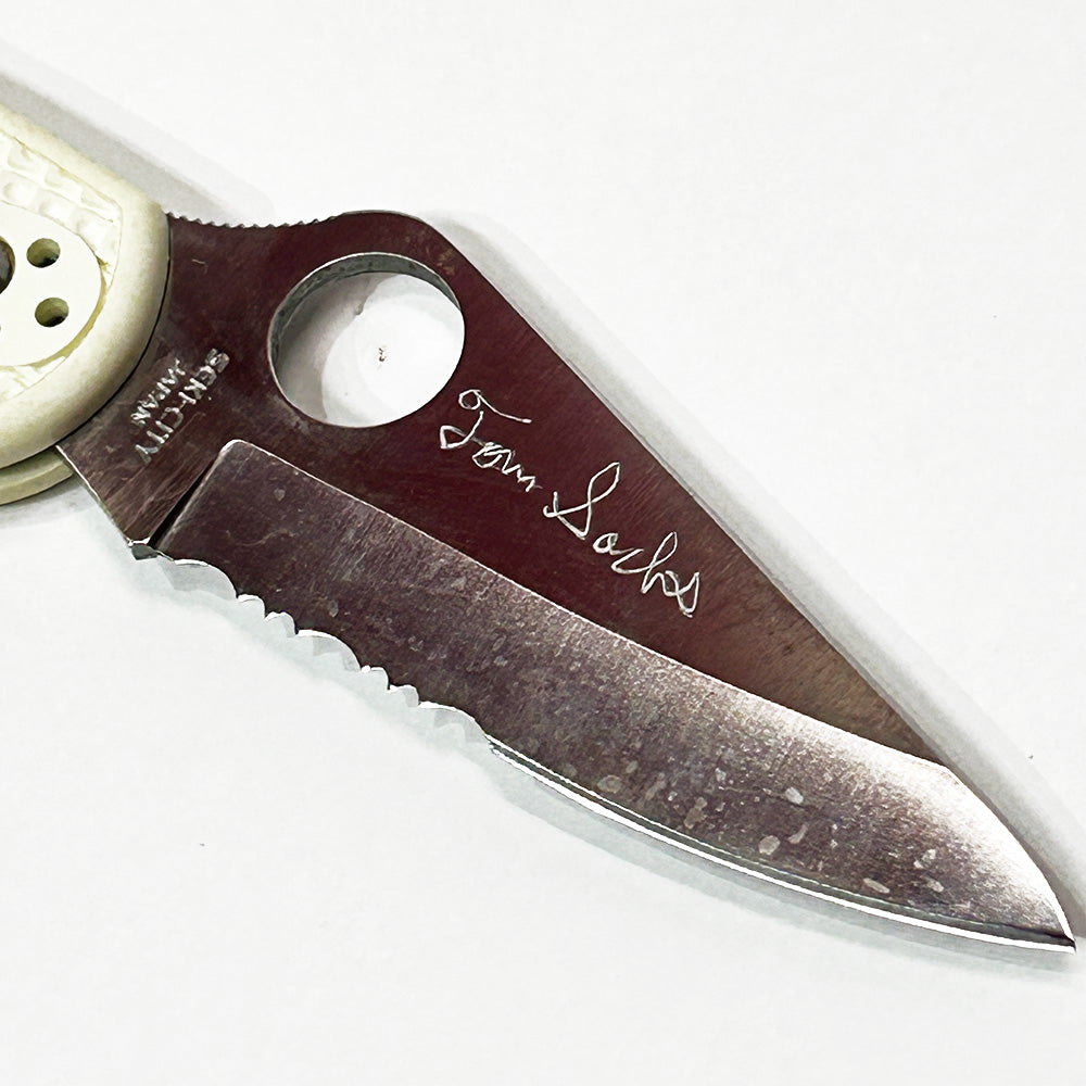 Tom Sachs SPACE PROGRAM Folding combo-blade knife