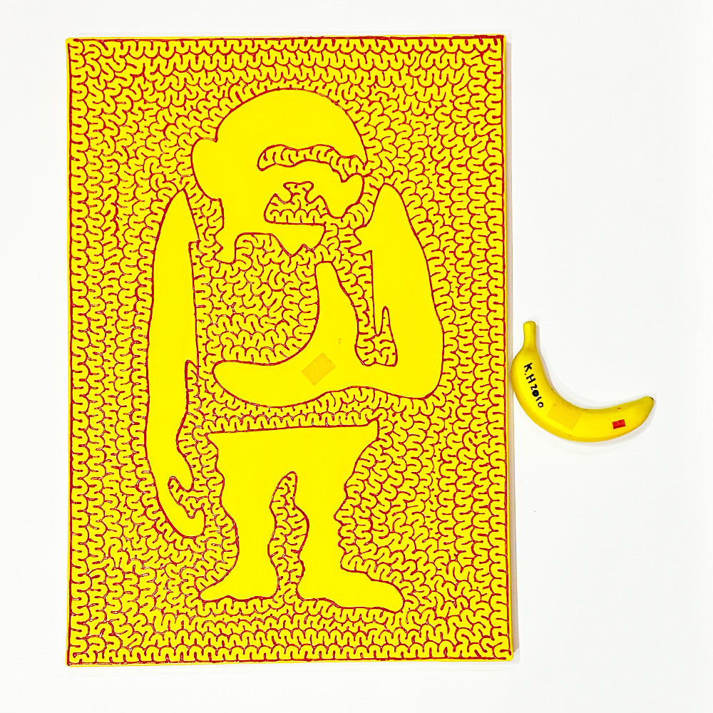 浜崎健 現代アート作品(ユニークピース) | YELLOW MONKEN #5 | 浜崎健立現代美術館