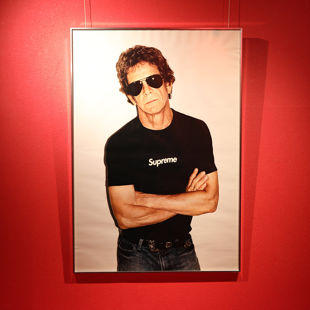 Lou Reed x Supreme photo by Terry Richardson